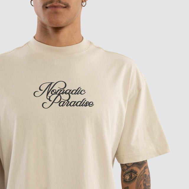 Palm Street Tee Oatmeal