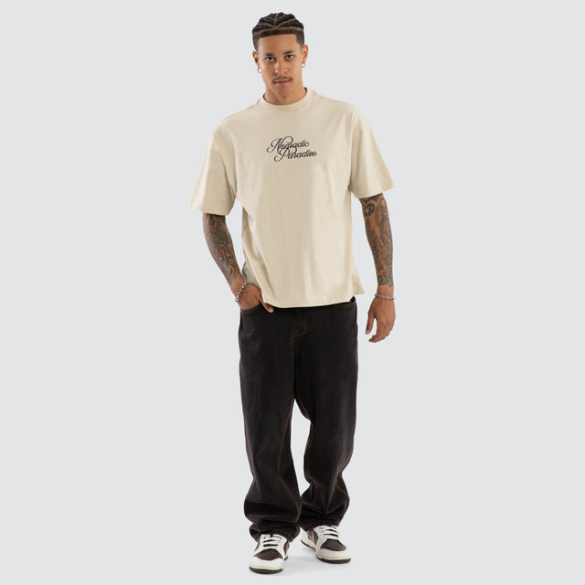 Palm Street Tee Oatmeal