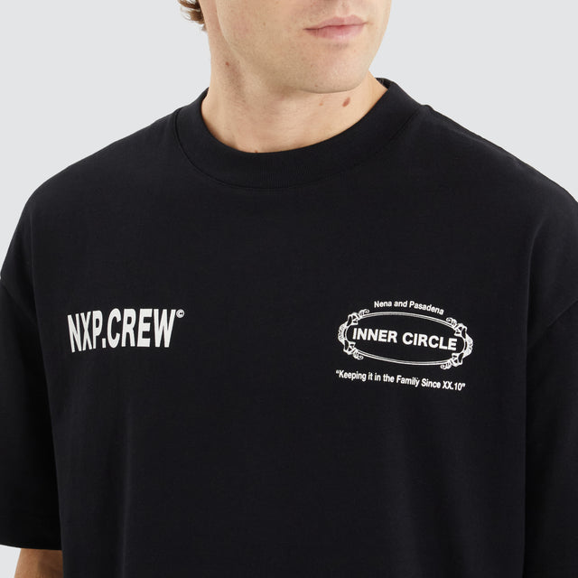 Index Heavy Street Tee Jet Black