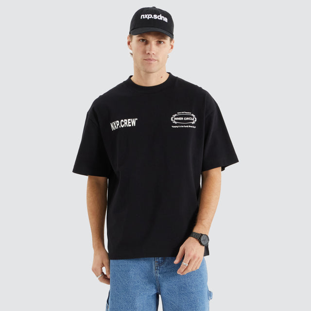 Index Heavy Street Tee Jet Black