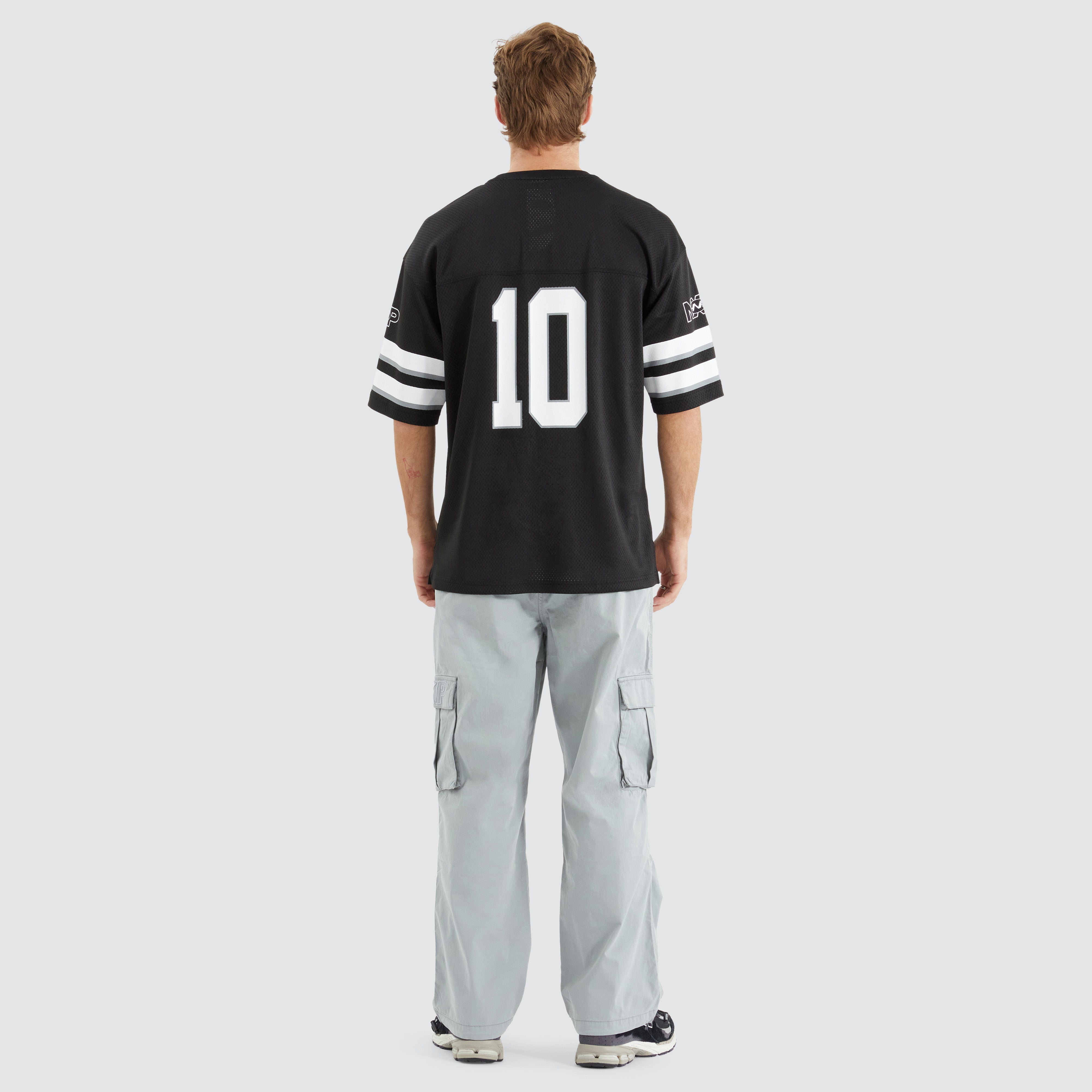 NXP Settler Football Jersey in Jet Black | Neverland Store