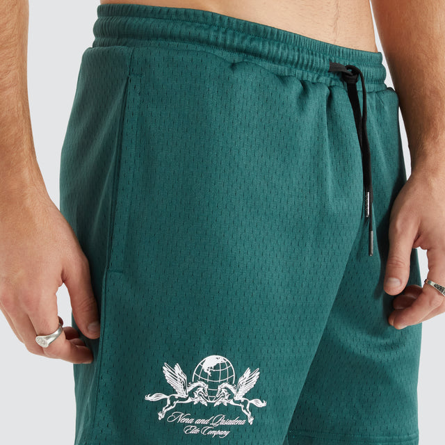 Trigger Mesh Shorts Sea Moss