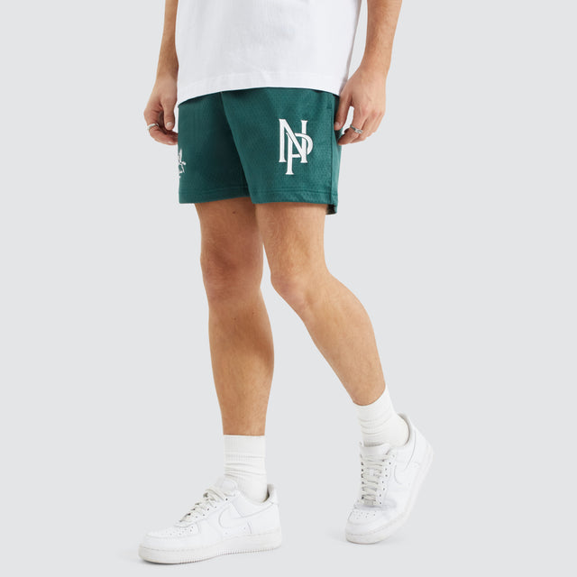 Trigger Mesh Shorts Sea Moss