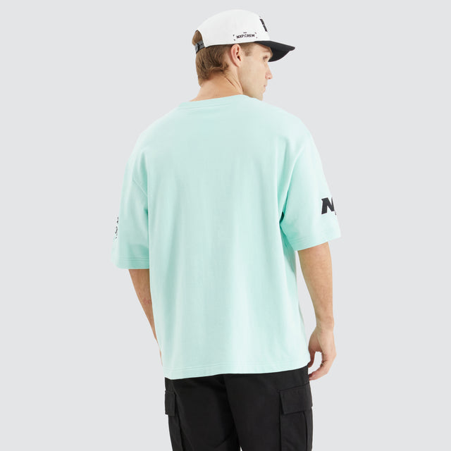 Bounty Loopback Oversized Tee Brook Green