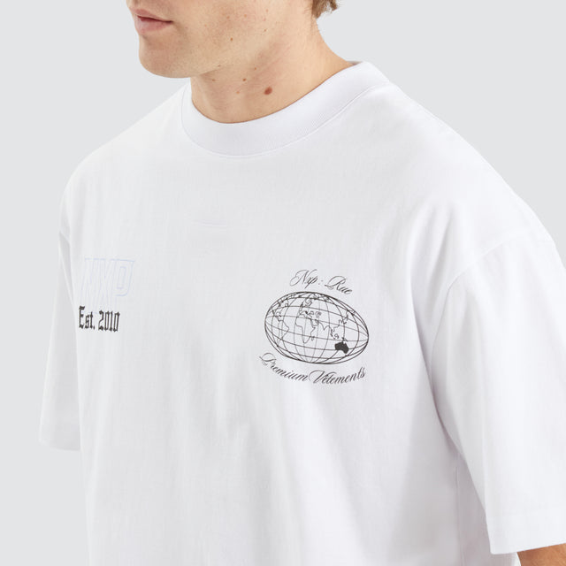 Collective Street Tee Optical White