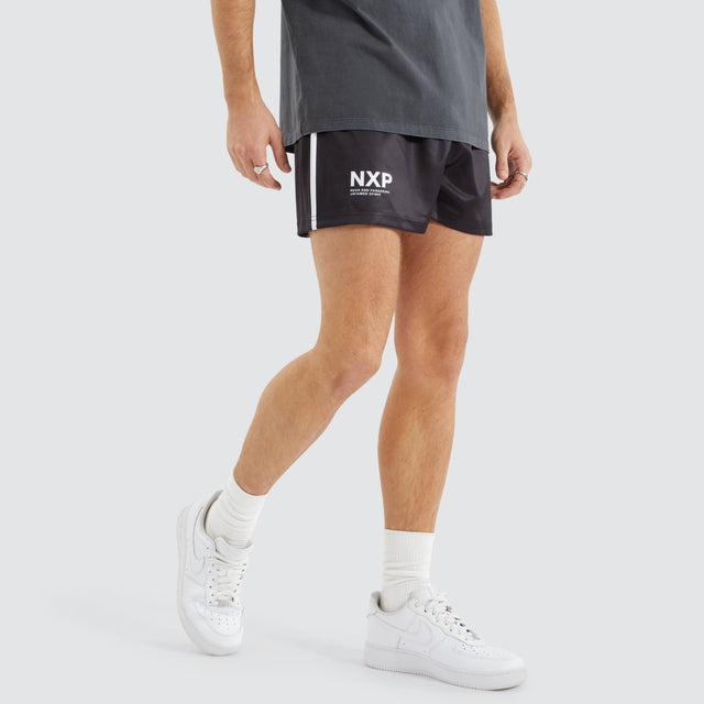 Trophy Football Short Jet Black