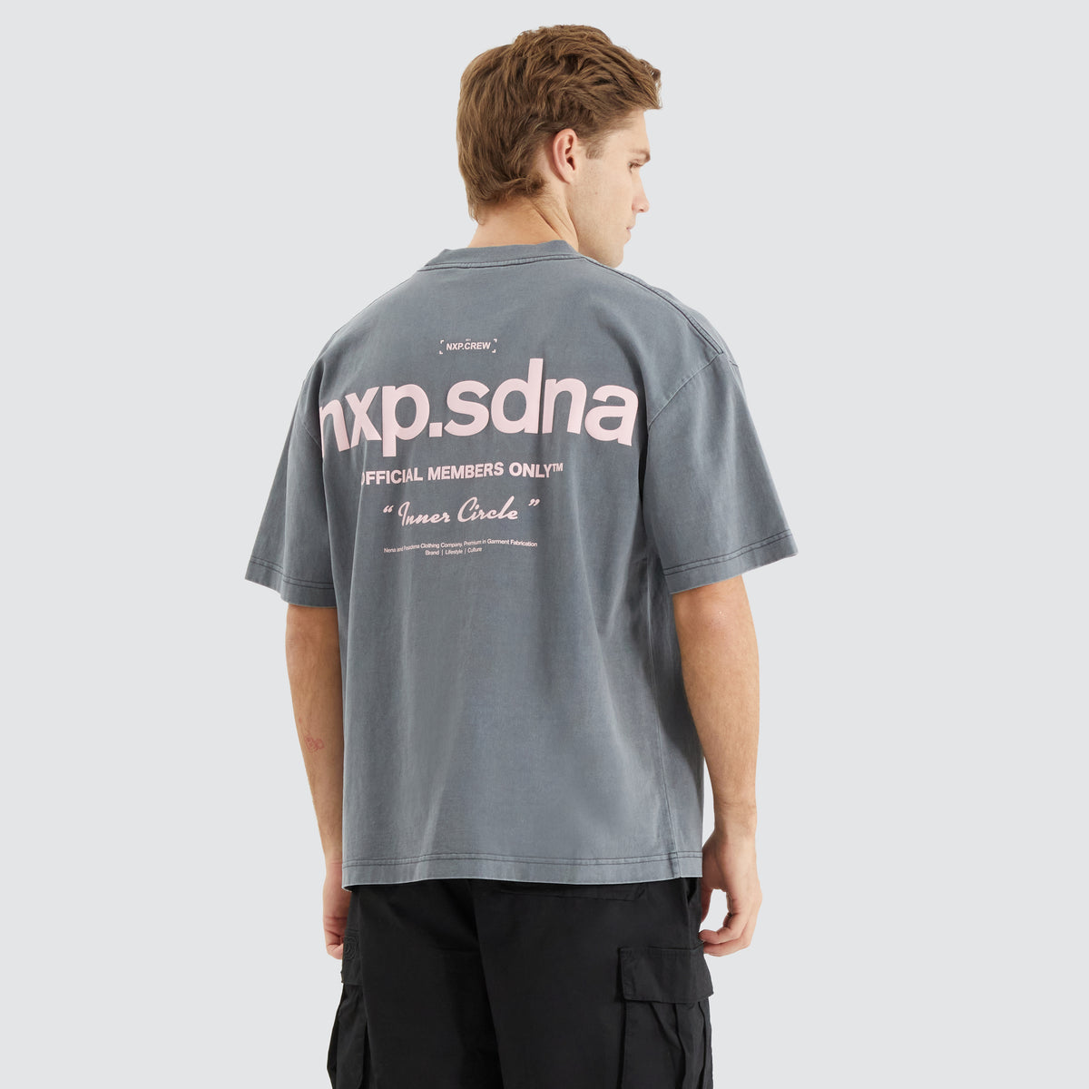 NXP Contagent Street Tee in Pigment Charcoal Grey | Neverland Store
