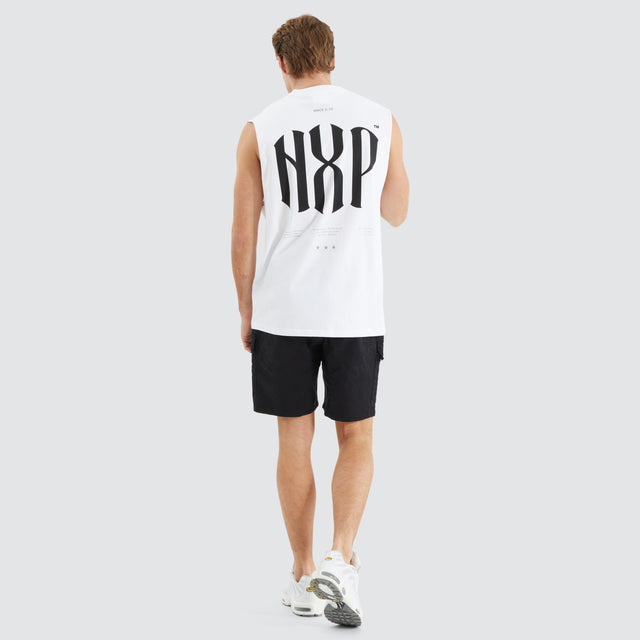 Anode Relaxed Muscle Tee Optical White