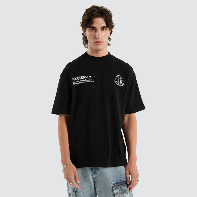 Tackle Street Tee Jet Black