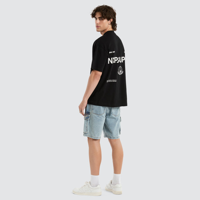 Tackle Street Tee Jet Black