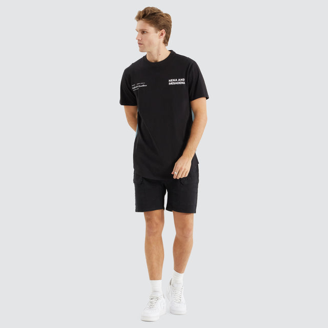 Module Dual Curved Tee Black/Trooper