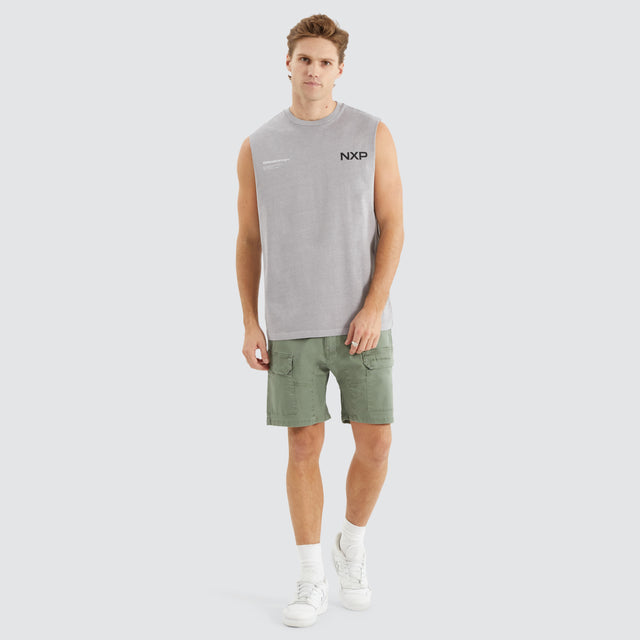 Delta Time Relaxed Muscle Tee Pigment Alloy