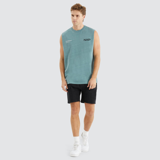 Delta Time Relaxed Muscle Tee Pigment Trooper