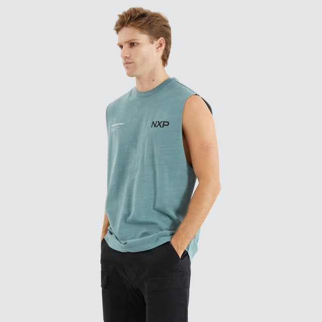 Delta Time Relaxed Muscle Tee Pigment Trooper