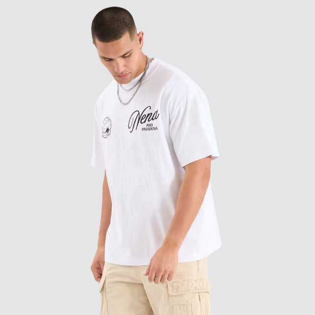 Control Raptor Tee Optical White