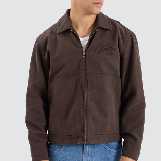 Perche Worker Jacket Pigment Brown