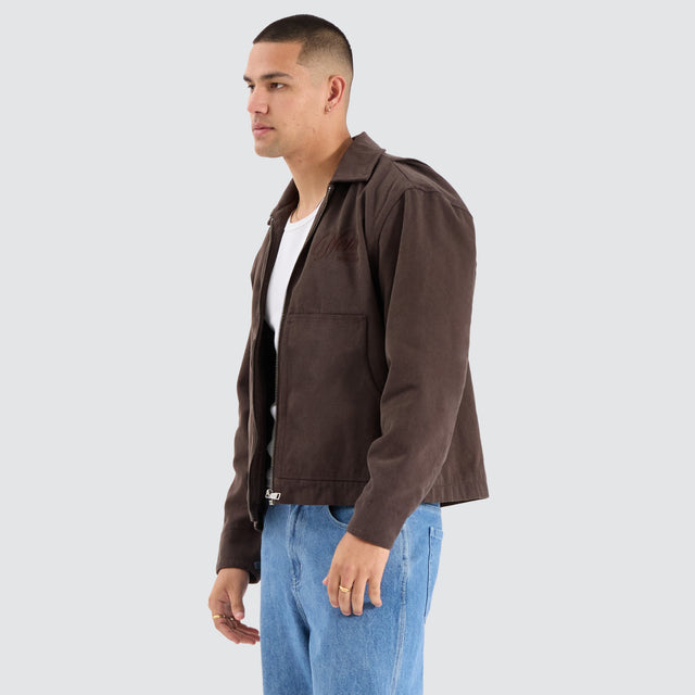 Perche Worker Jacket Pigment Brown