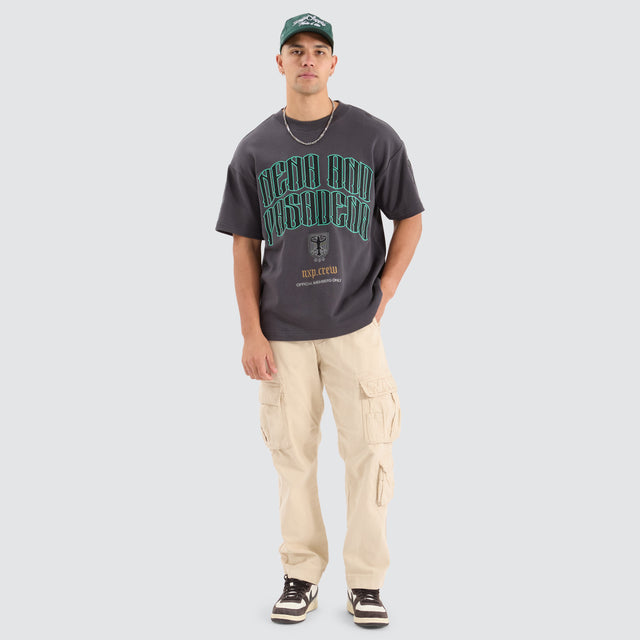 Maverick Loopback Raptor Tee Asphalt