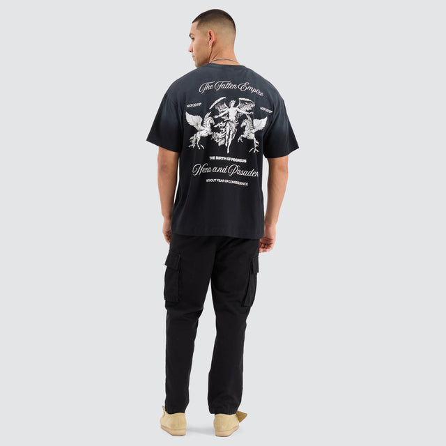 Cattle Raptor Tee Anthracite Black