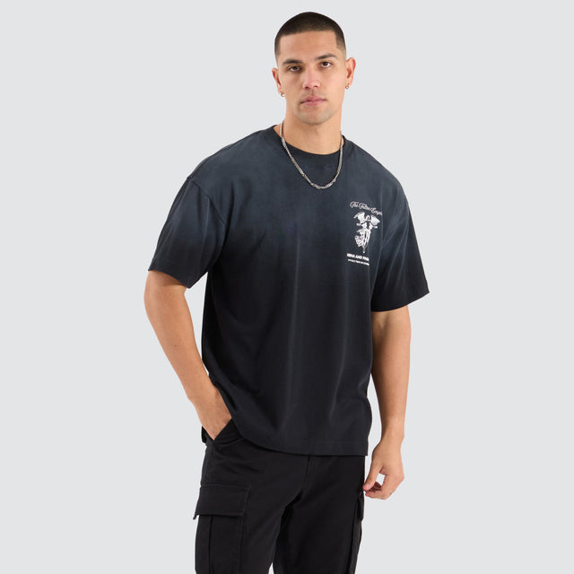 Cattle Raptor Tee Anthracite Black