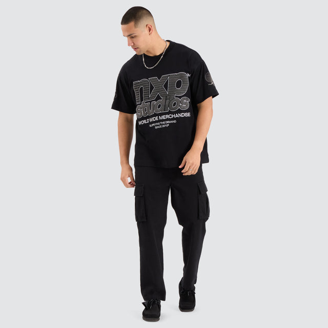 Frontier Raptor Tee Jet Black