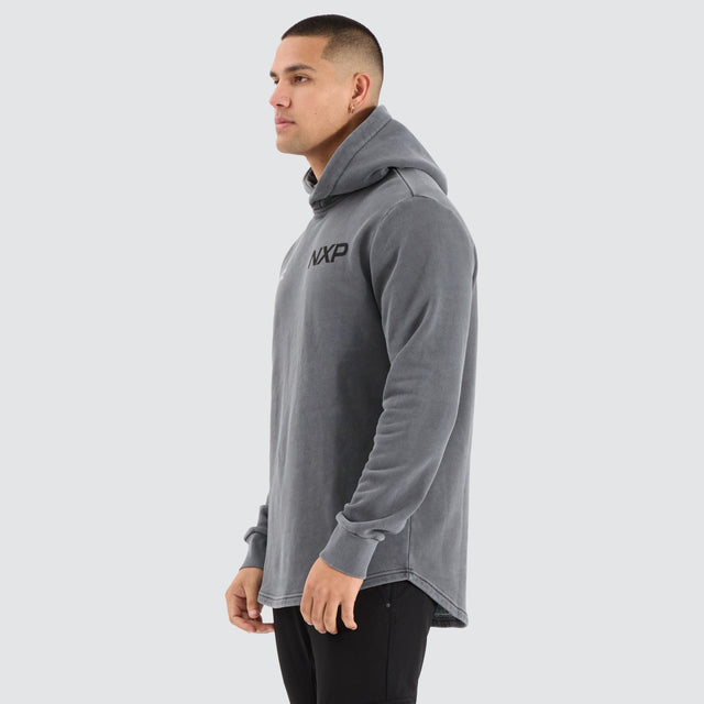 Duster Dual Curved Hoodie Pigment Charcoal