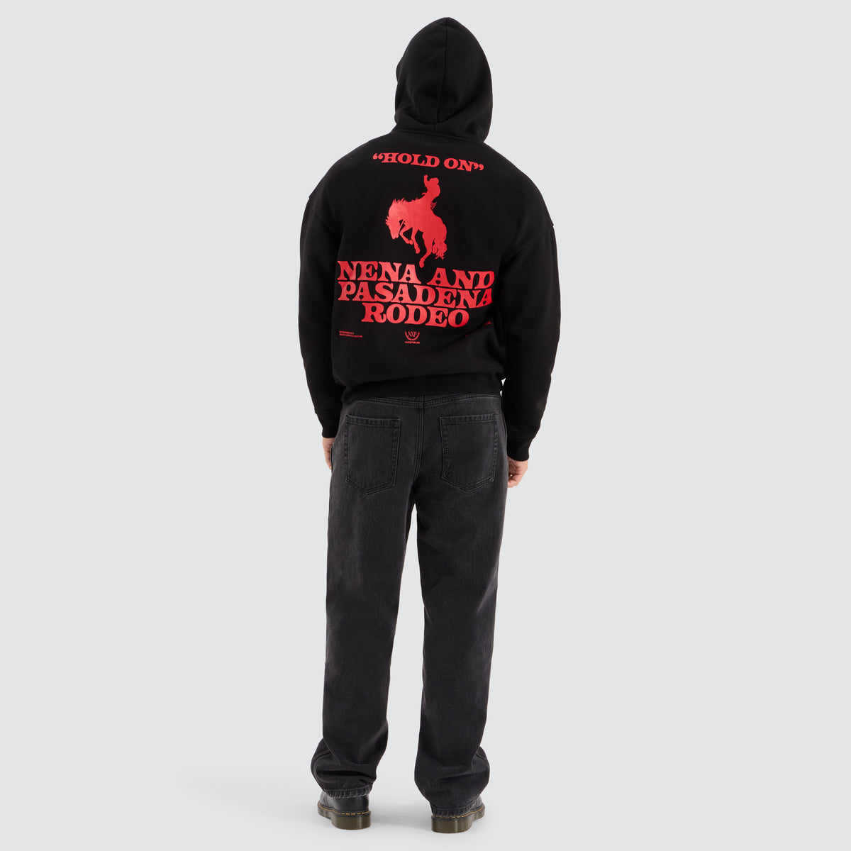 NXP Rodeo Box Fit Hoodie in Jet Black | Neverland Store