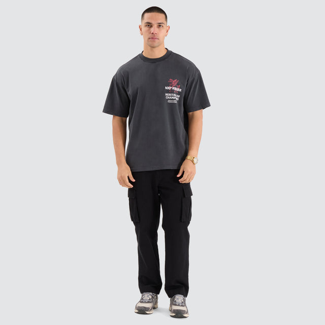 Heritage Raptor Tee Pigment Black