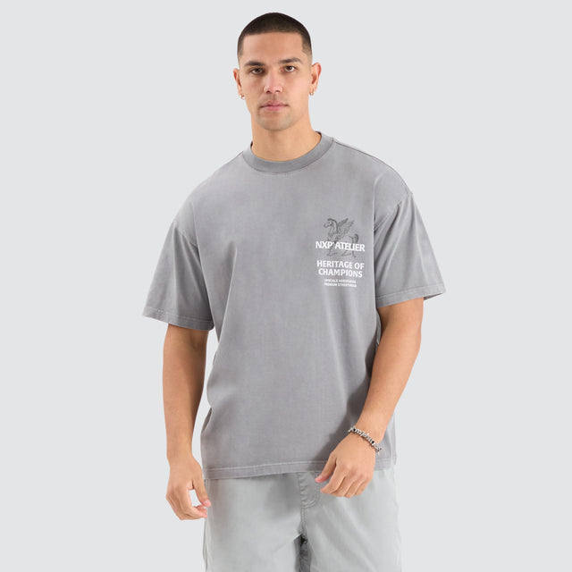 Heritage Raptor Tee Pigment Neutral Grey