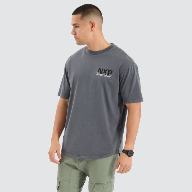 Mirage Box Fit Tee Pigment Charcoal