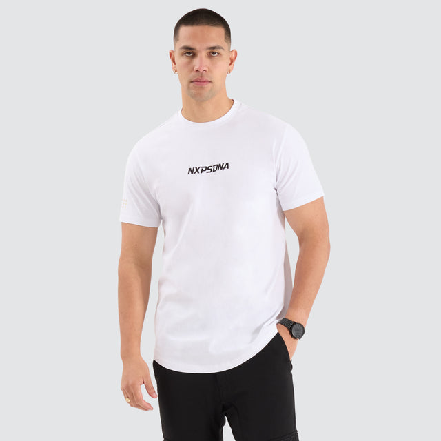 Anlantic Dual Curved Tee Optical White