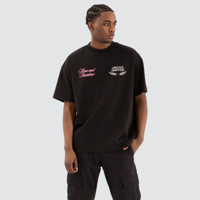 Gentlemen Raptor Tee Jet black