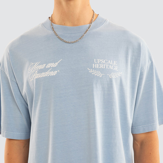 Gentlemen Raptor Tee Pigment Blue Bell