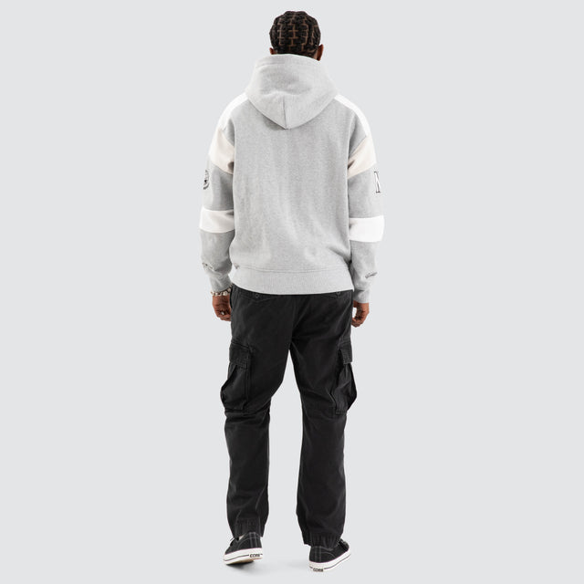 Conquer Relaxed Hoodie Grey Marle