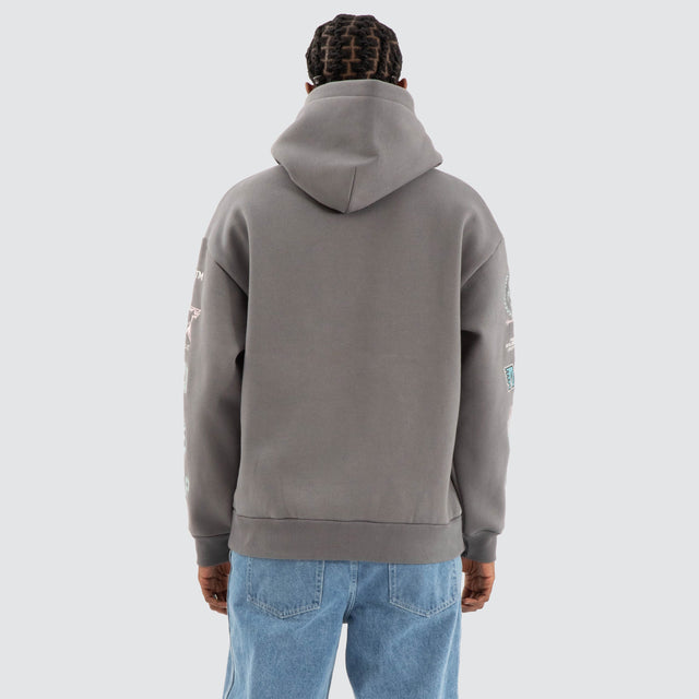 Main Relaxed Hoodie Charcoal
