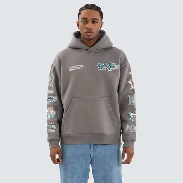 Main Relaxed Hoodie Charcoal