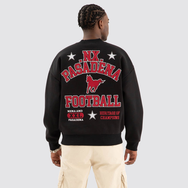 Knight Box Fit Sweater Jet black