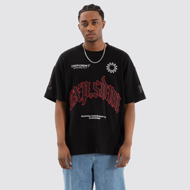 Rumble Loopback Raptor Tee Jet black