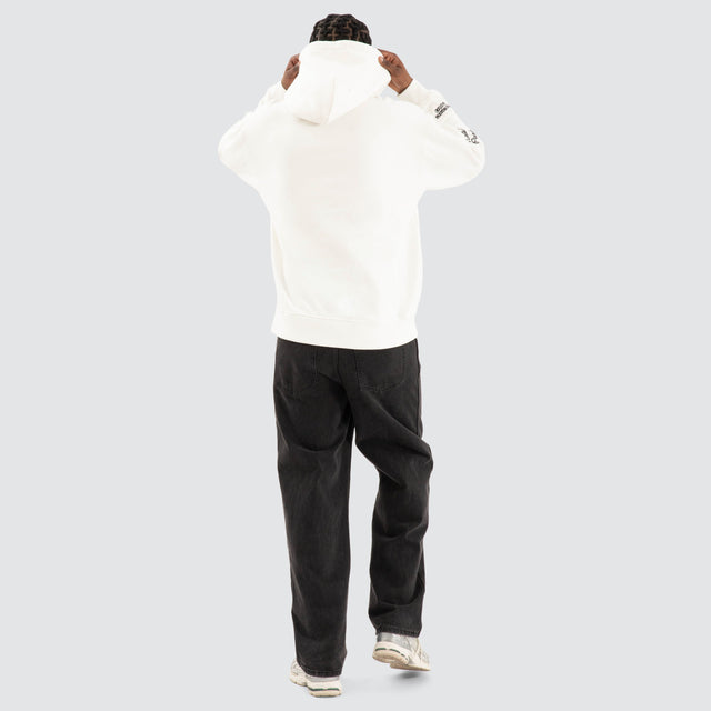 Thrill Relaxed Hoodie Natural White