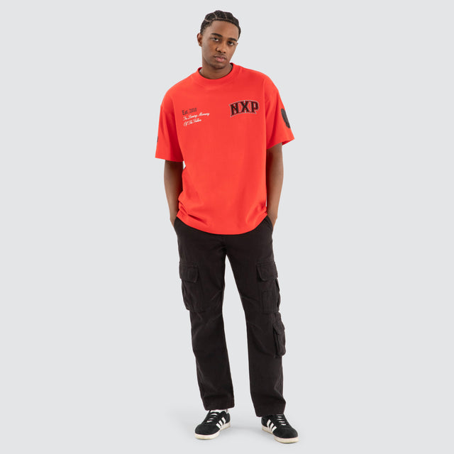 Knockout Raptor Tee Poppy Red