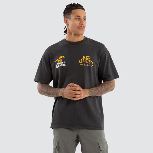 All State Box Fit Tee Pigment Black