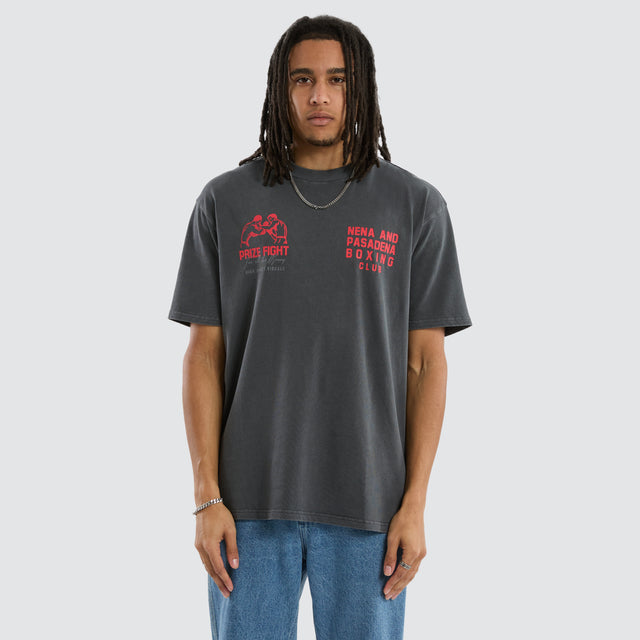 Mark Box Fit Tee Pigment Asphalt