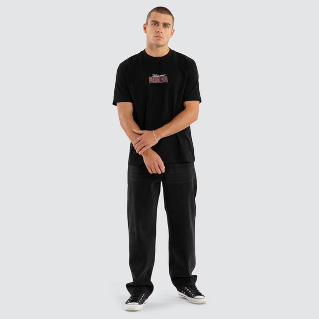 Distance Classic Tee Jet Black