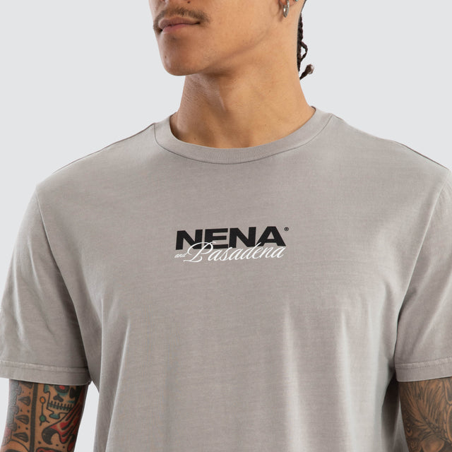 Veered Dual Curved Tee Pigment Paloma