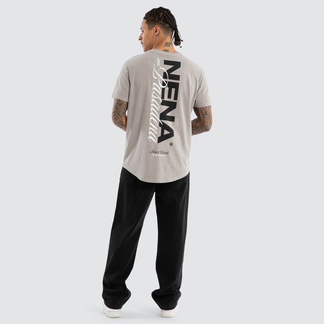 Veered Dual Curved Tee Pigment Paloma