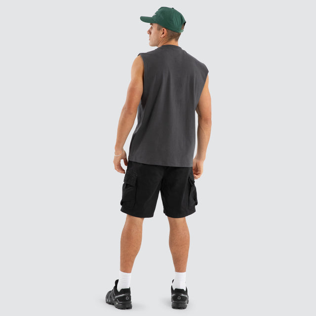 March Raptor Muscle Tee Asphalt