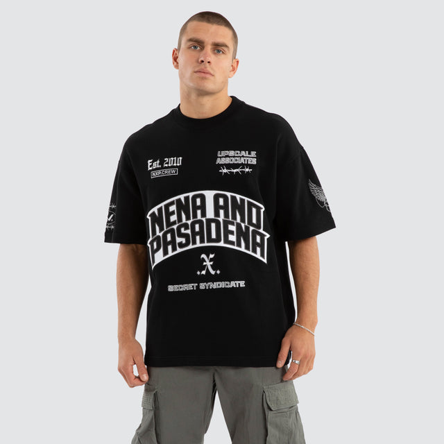 Pride Loopback Raptor Tee Jet Black