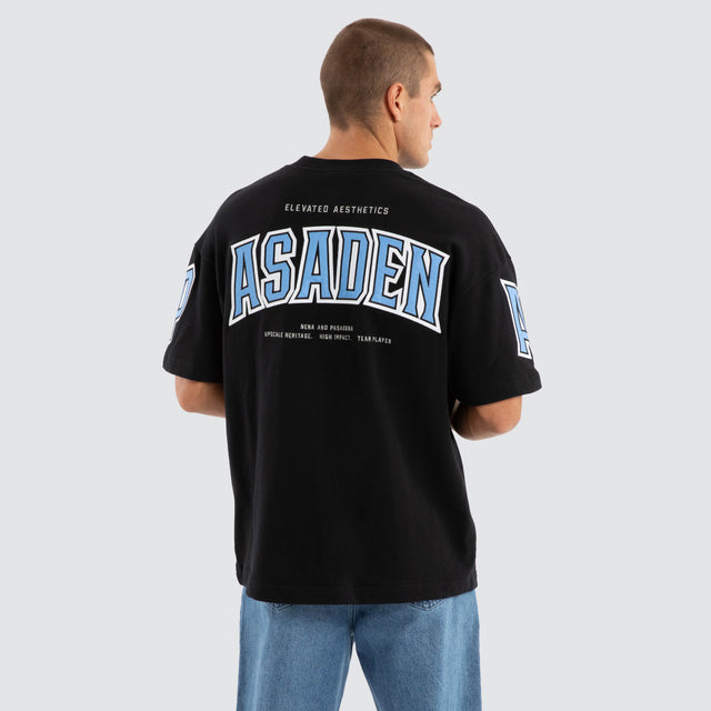 Factor Loopback Raptor Tee Anthracite Black