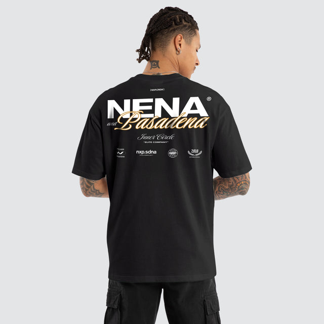 Demand Box Fit Tee Jet Black