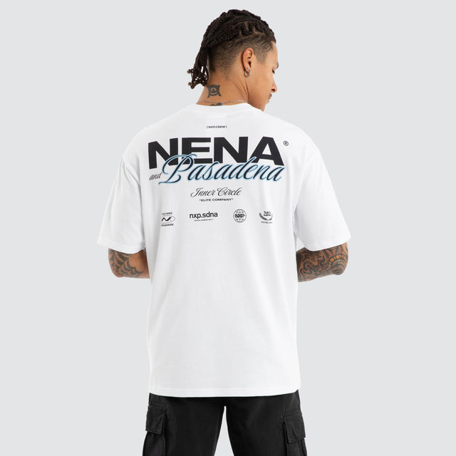 Demand Box Fit Tee White